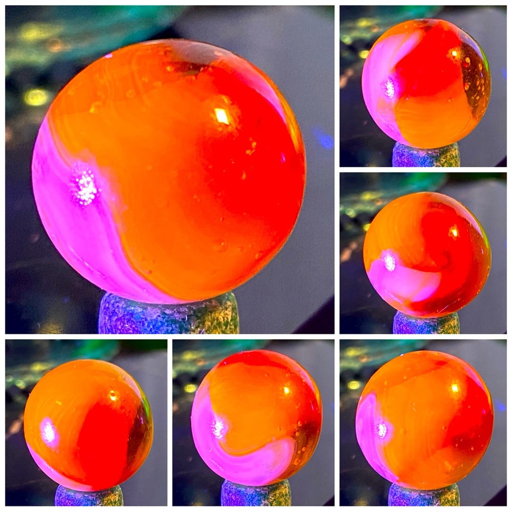Collectible Jabo 5/8” UV activated Game Marble